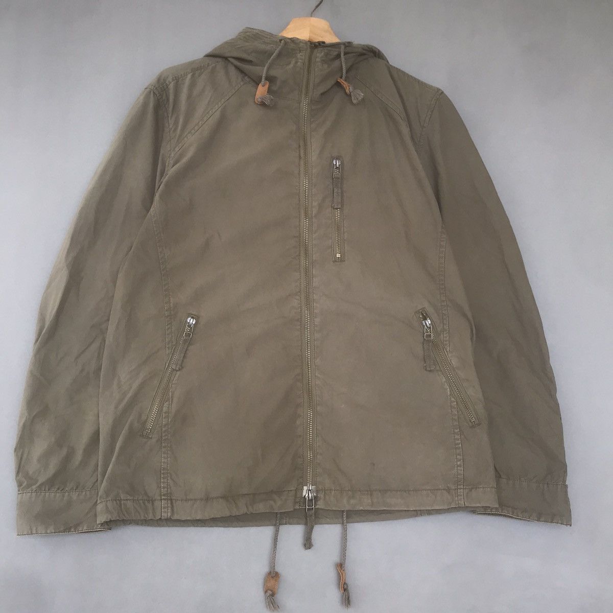 Beams Plus × Japanese Brand × Vintage Vintage Jacket/Windbreaker Beams Heart Olive Green Size US M / EU 48-50 / 2 - 2 Thumbnail