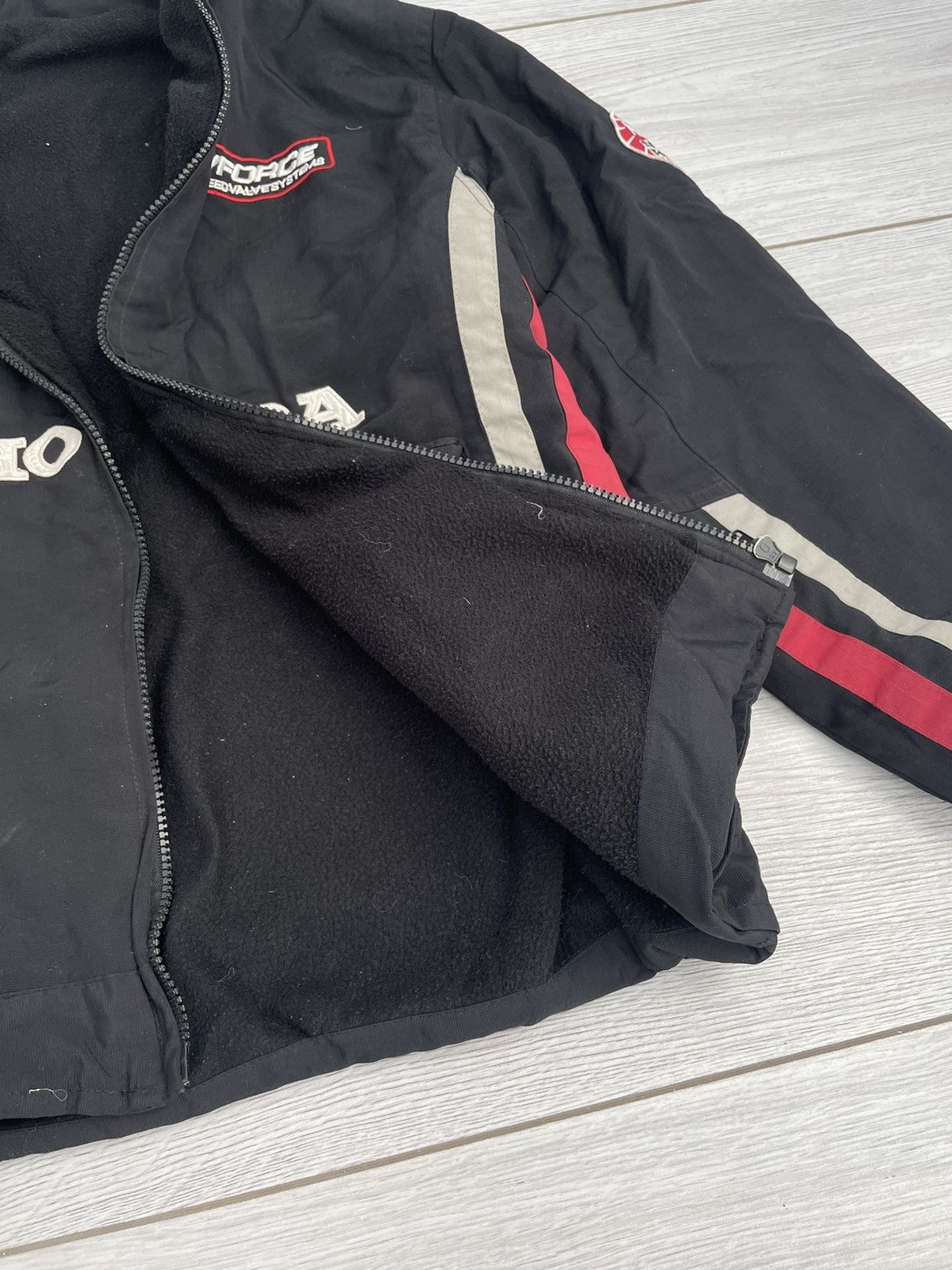 Vintage Honda Racing Jacket Zip Up Y2K