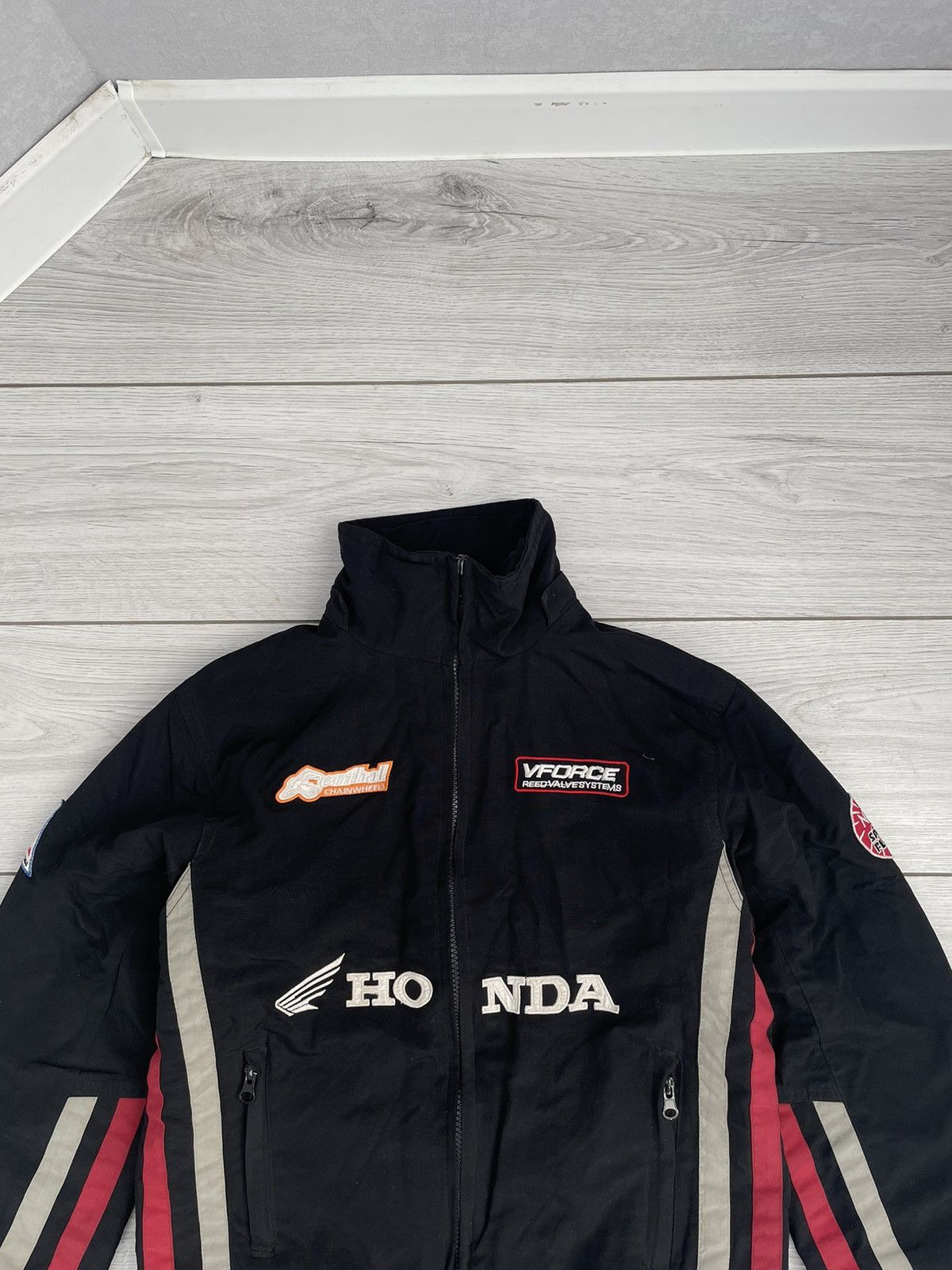 Vintage Honda Racing Jacket Zip Up Y2K