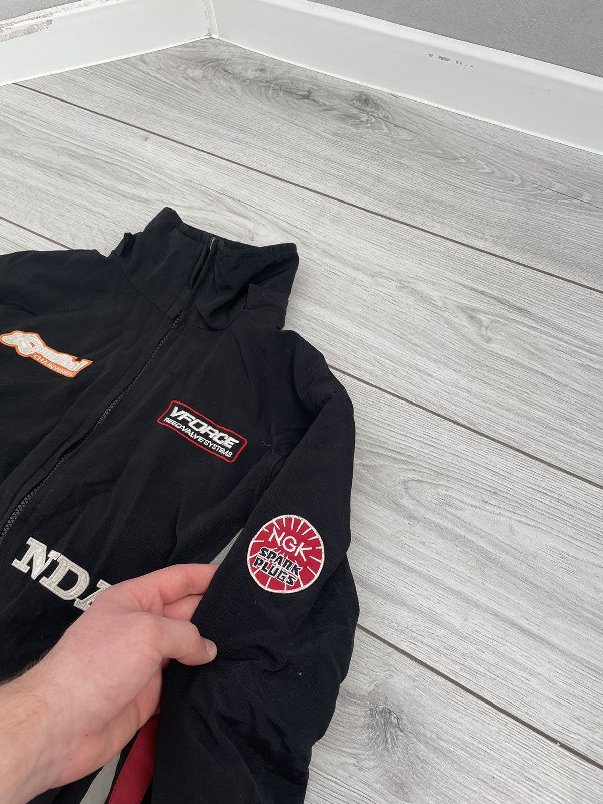 Vintage Honda Racing Jacket Zip Up Y2K
