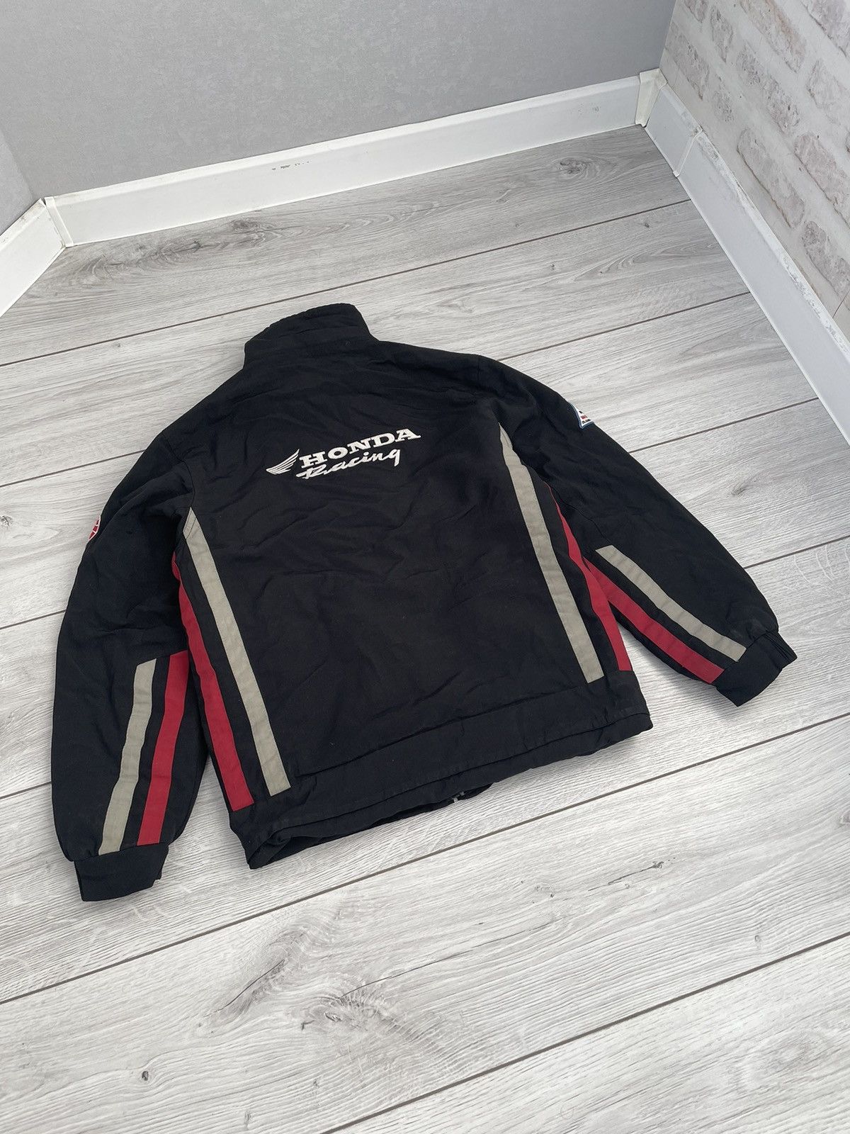 Vintage Honda Racing Jacket Zip Up Y2K