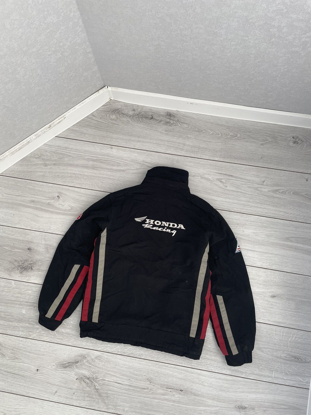 Vintage Honda Racing Jacket Zip Up Y2K