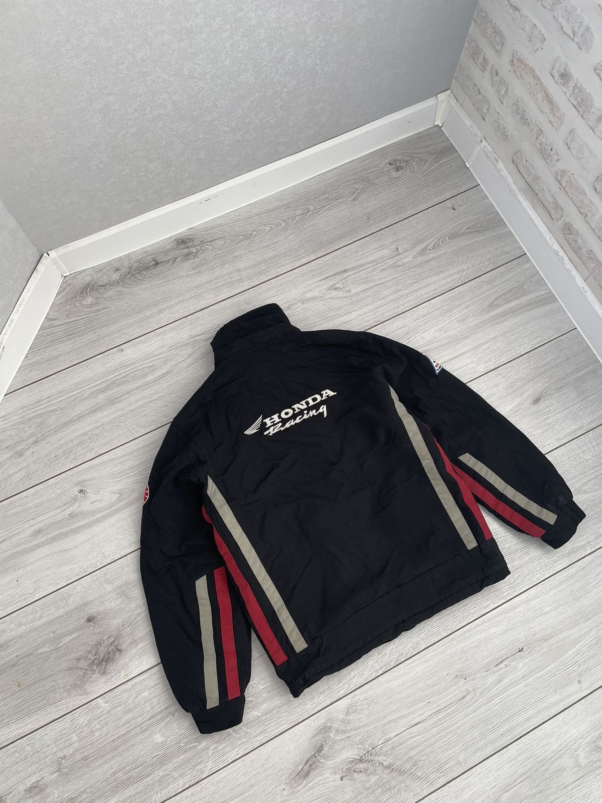 Vintage Honda Racing Jacket Zip Up Y2K