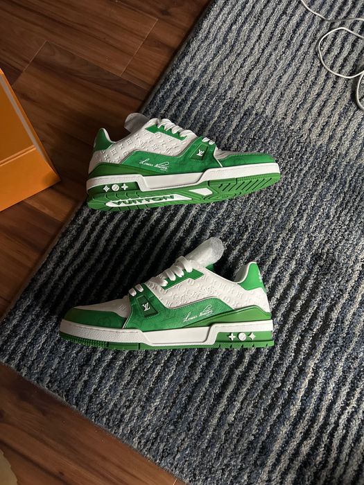 Louis Vuitton Trainer Sneaker green