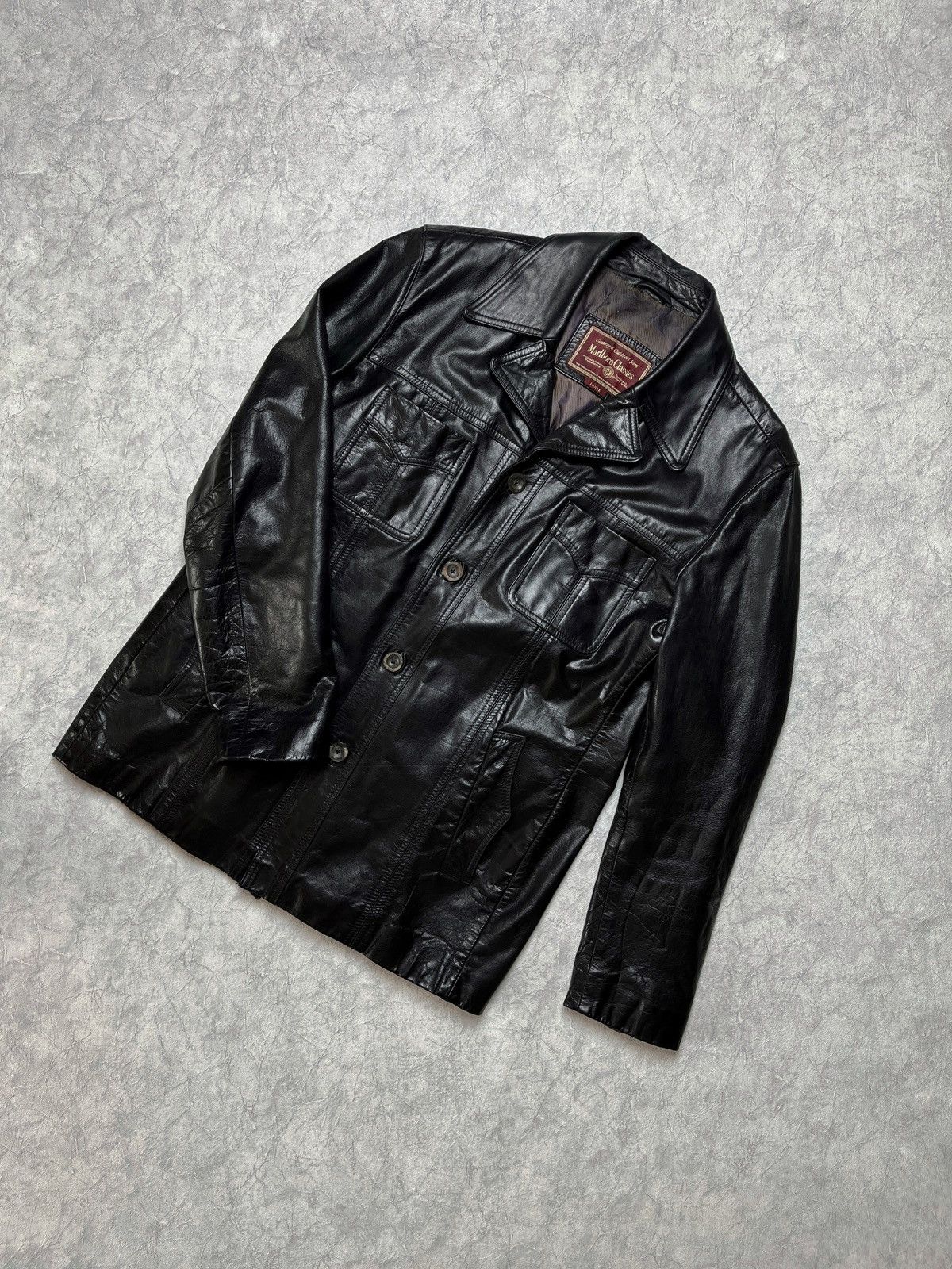 Vintage Vintage Marlboro Classic Leather Jacket | Grailed