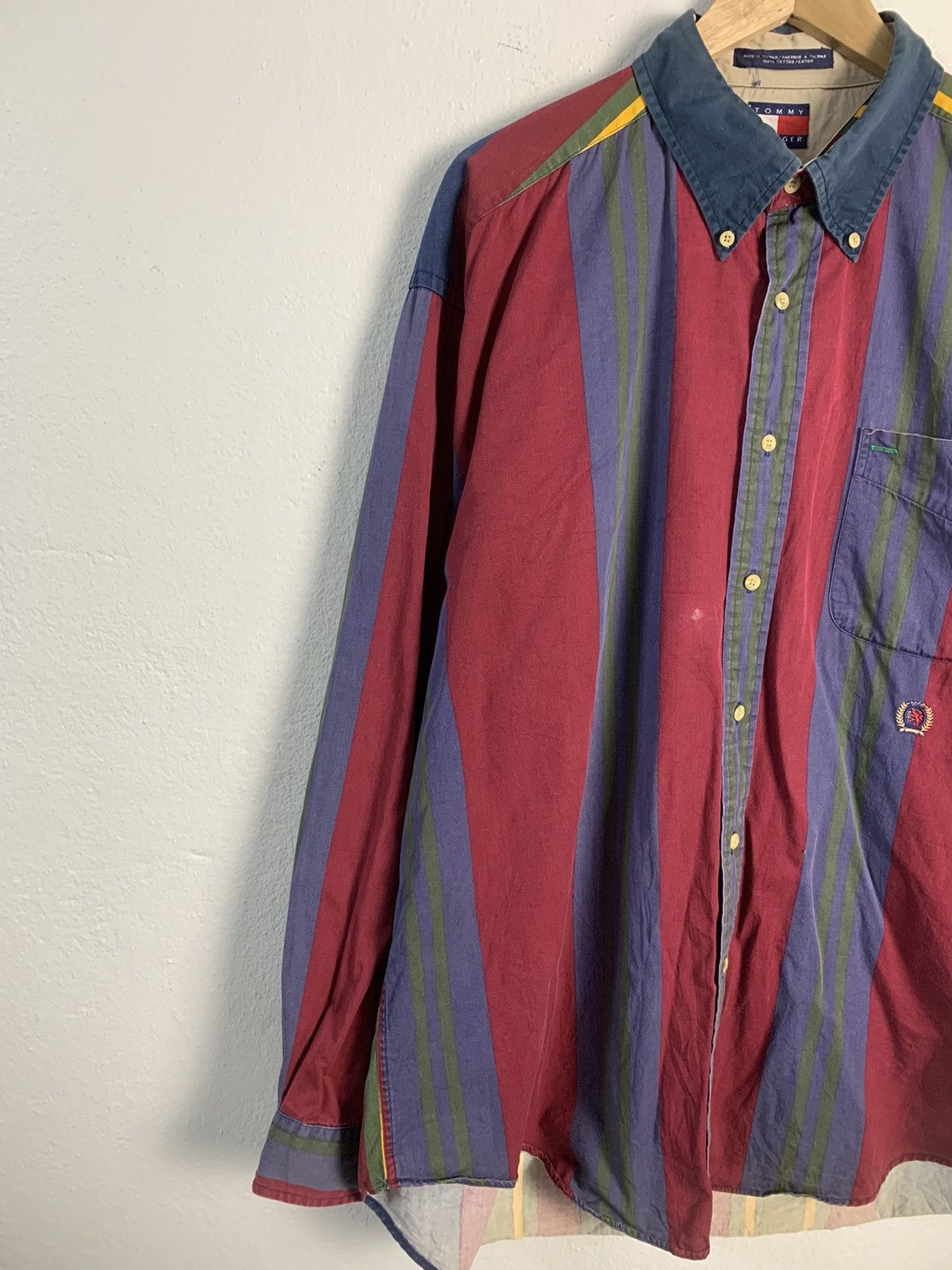 Tommy Hilfiger Tommy Hilfiger Stripe Shirt Size US XL / EU 56 / 4 - 3 Thumbnail