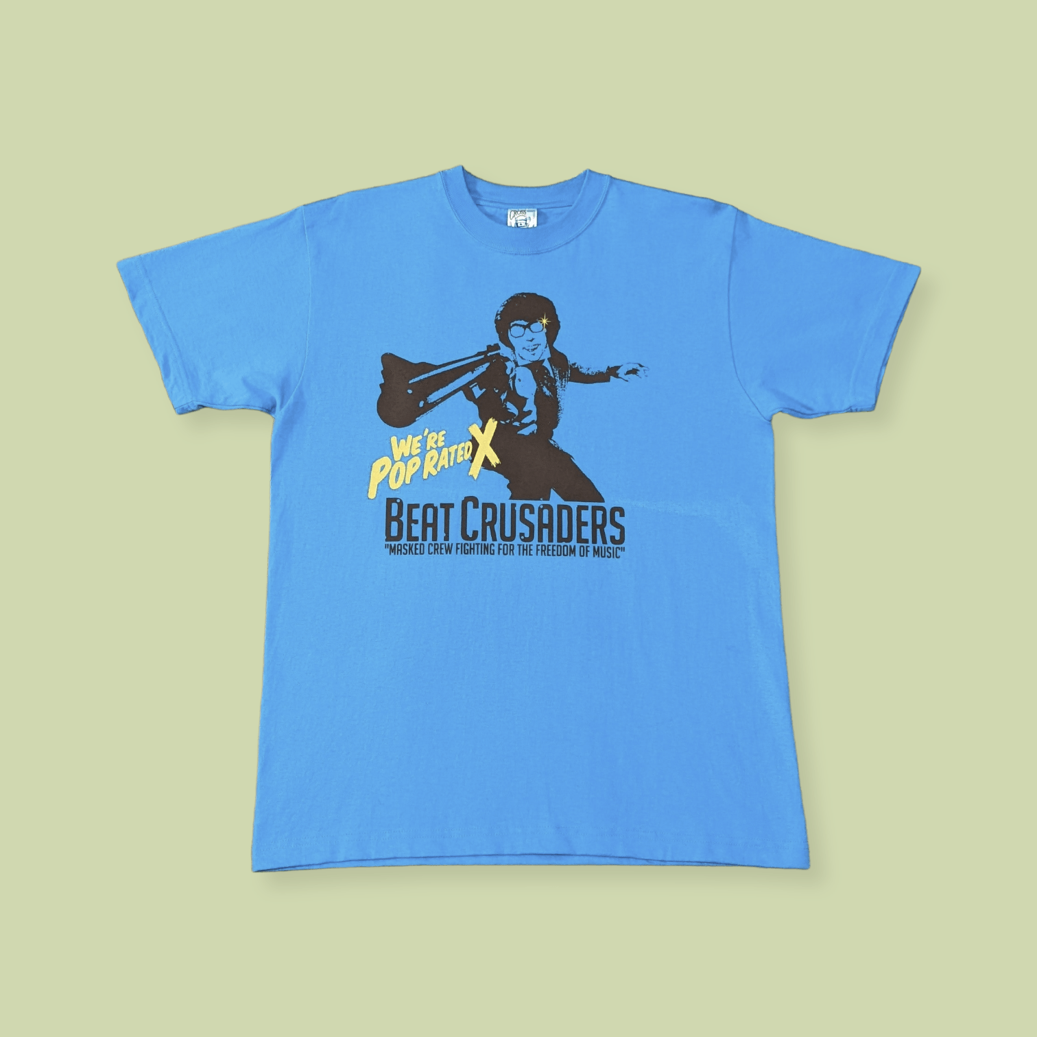 Band Tees × Japanese Brand × Vintage Vtg Japan Band Beat Crusaders Austin Powers Parody T shirt Size US M / EU 48-50 / 2 - 2 Thumbnail