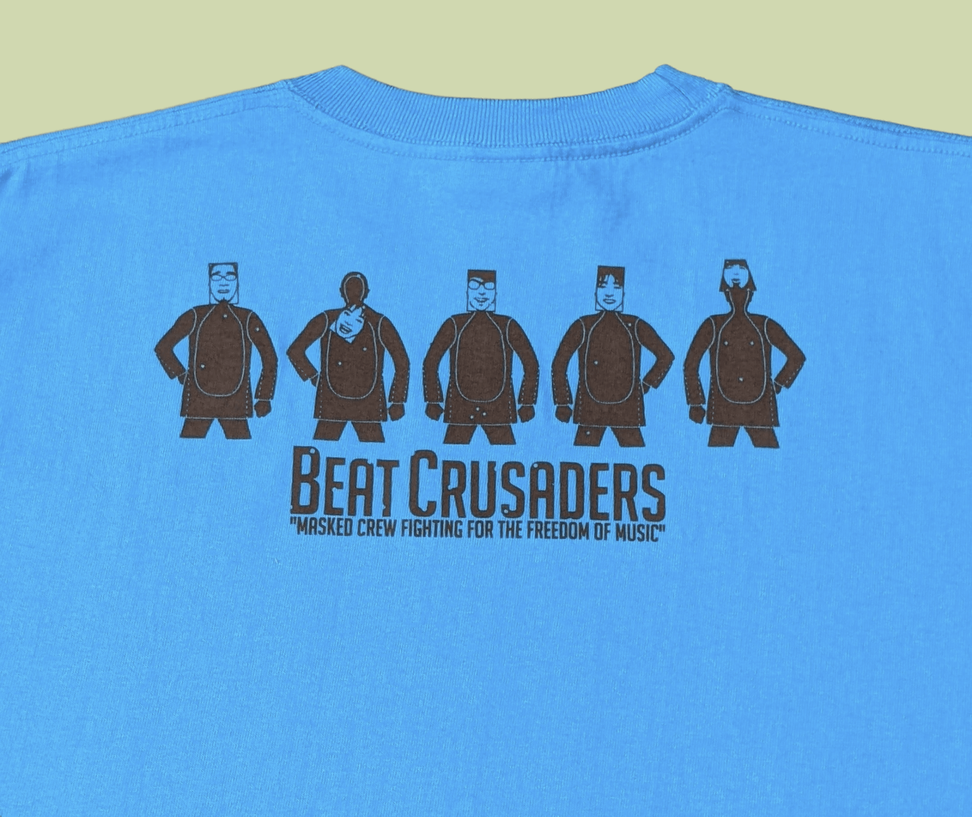 Band Tees × Japanese Brand × Vintage Vtg Japan Band Beat Crusaders Austin Powers Parody T shirt Size US M / EU 48-50 / 2 - 4 Thumbnail