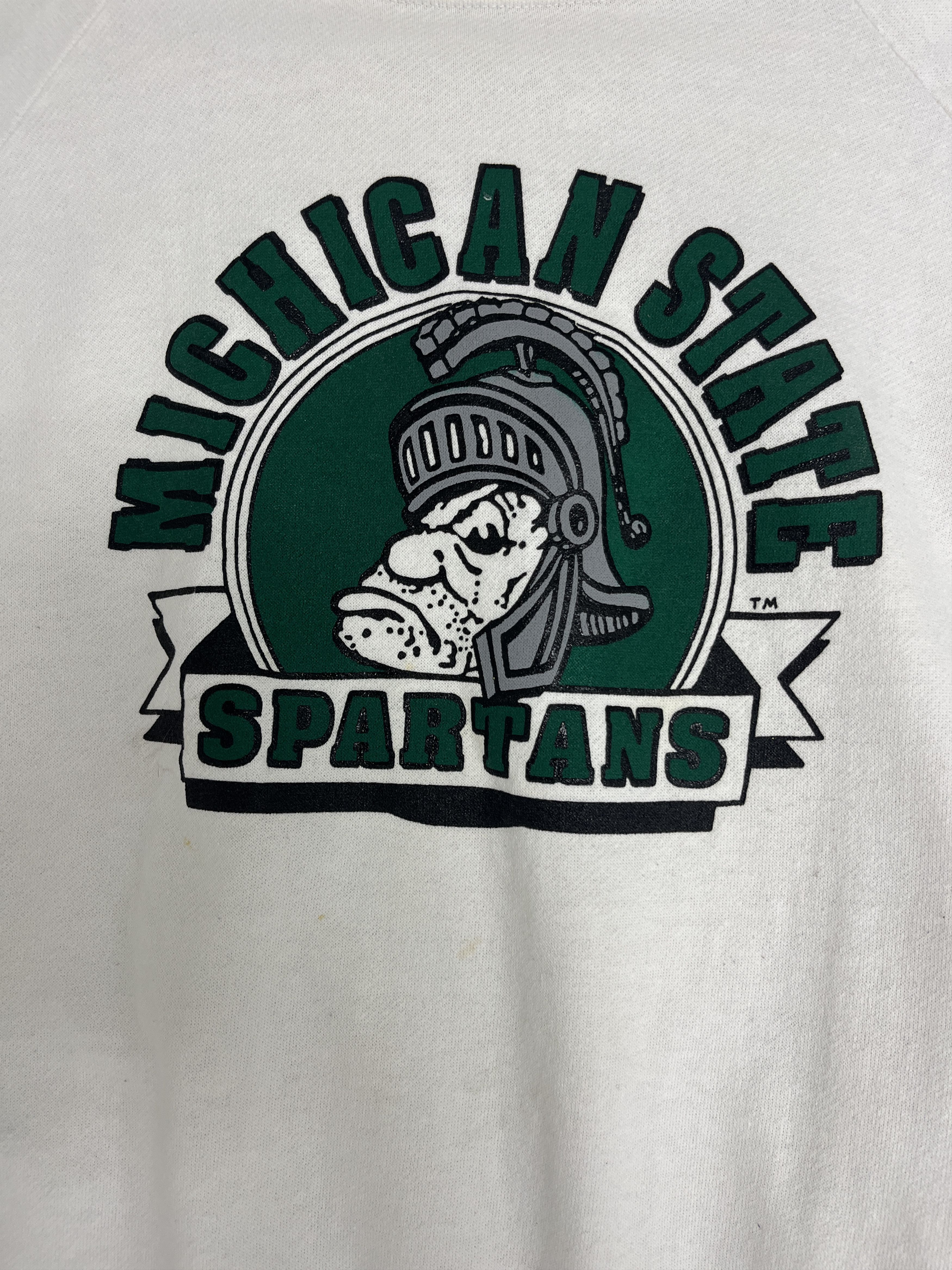 Vintage Michigan State Spartans Vintage Sweater Crewneck Size US L / EU 52-54 / 3 - 2 Thumbnail