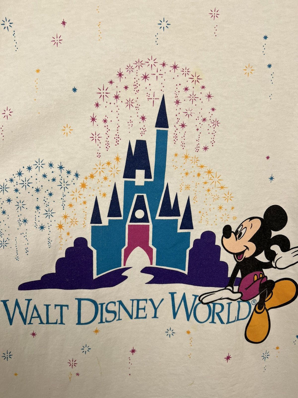 Disney × Mickey Mouse × Vintage Vintage 90s Walt Disney World Tee Size US XL / EU 56 / 4 - 3 Thumbnail