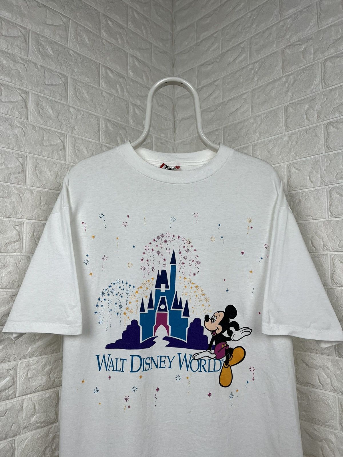 Disney × Mickey Mouse × Vintage Vintage 90s Walt Disney World Tee Size US XL / EU 56 / 4 - 2 Thumbnail