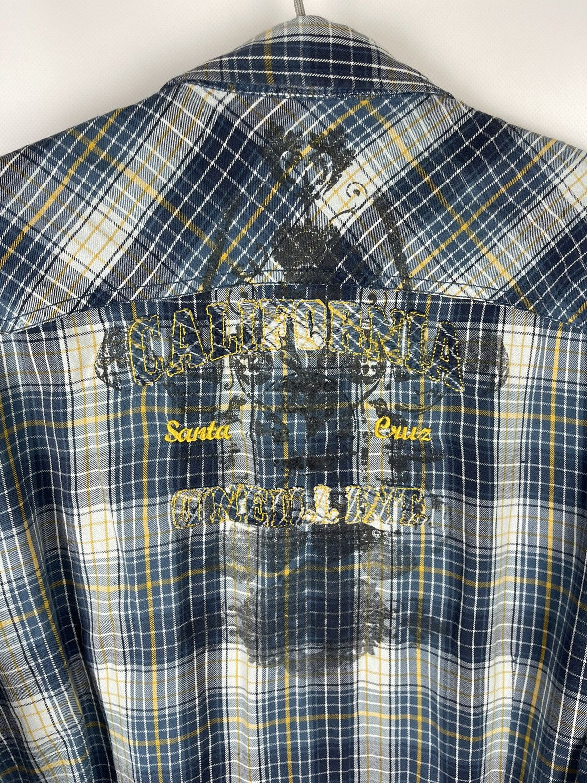O'Neill O’Neill California Santa Cruz vintage flannel big logo shirt Size US XXL / EU 58 / 5 - 23 Thumbnail