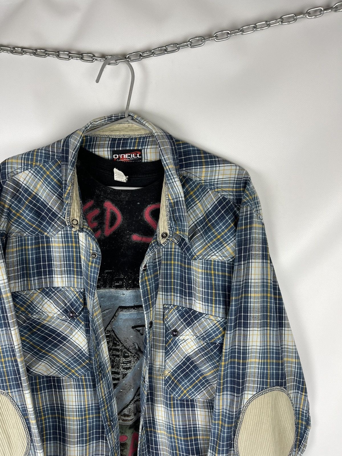 O'Neill O’Neill California Santa Cruz vintage flannel big logo shirt Size US XXL / EU 58 / 5 - 7 Thumbnail