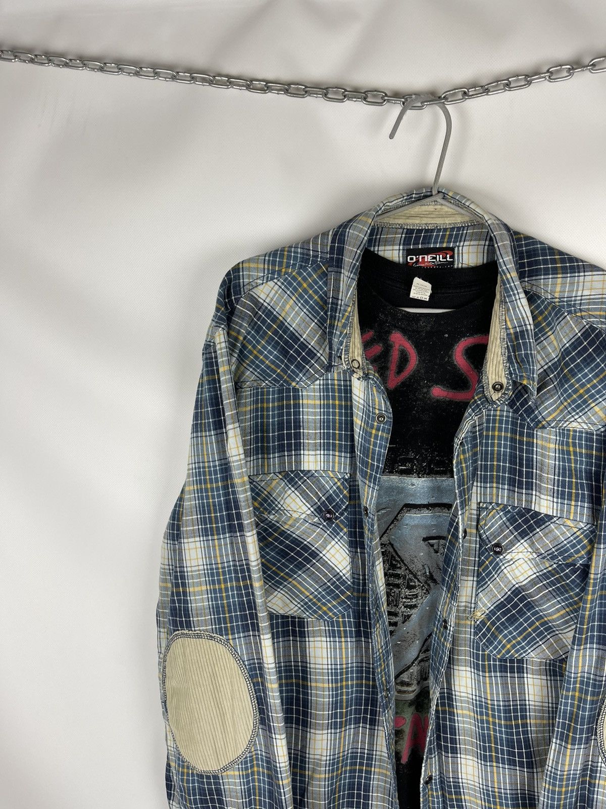 O'Neill O’Neill California Santa Cruz vintage flannel big logo shirt Size US XXL / EU 58 / 5 - 5 Thumbnail