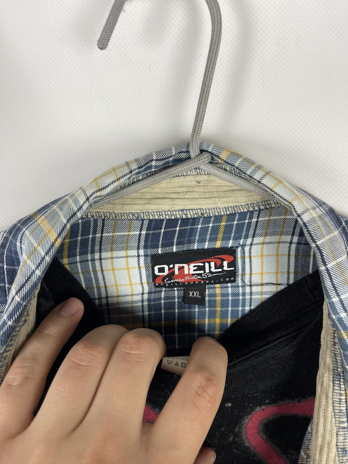 O'Neill O’Neill California Santa Cruz vintage flannel big logo shirt Size US XXL / EU 58 / 5 - 19 Thumbnail