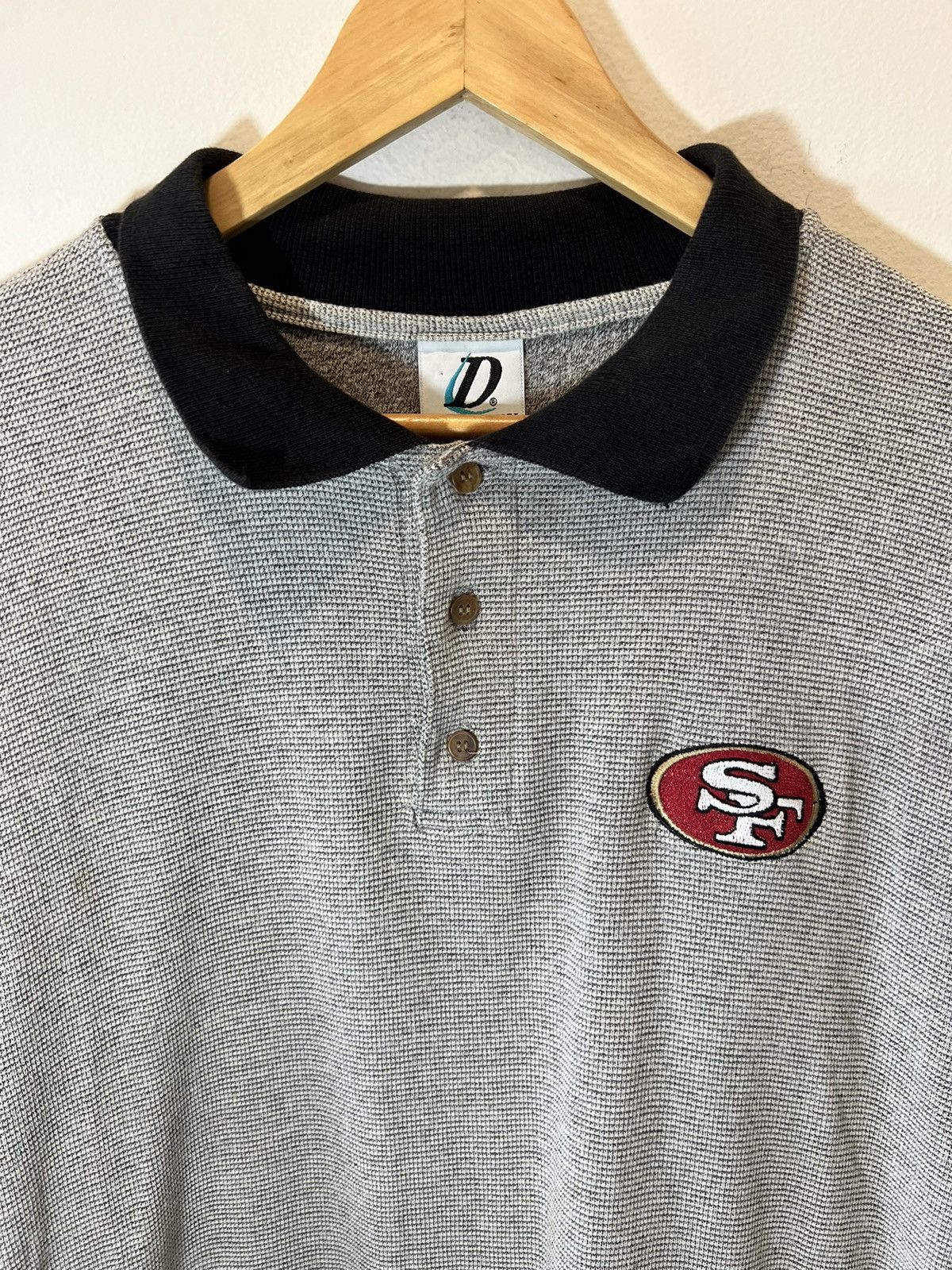 NFL × Vintage Vintage SF 49ER’S Embroidered Polo Size US XL / EU 56 / 4 - 2 Thumbnail