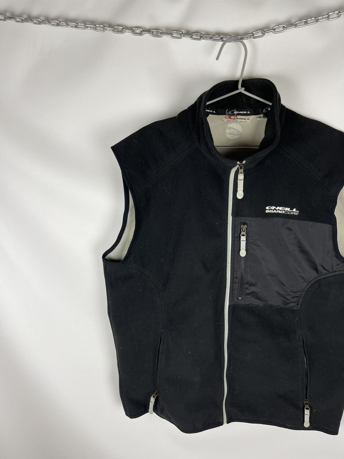 O'Neill O’Neill vintage black fleece vest gilet with nylon pocket Size US XL / EU 56 / 4 - 3 Thumbnail