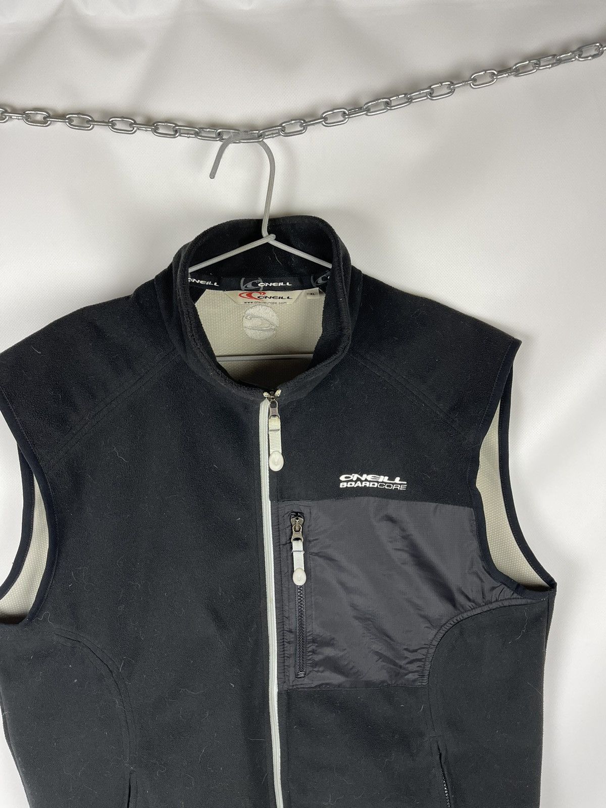 O'Neill O’Neill vintage black fleece vest gilet with nylon pocket Size US XL / EU 56 / 4 - 6 Thumbnail