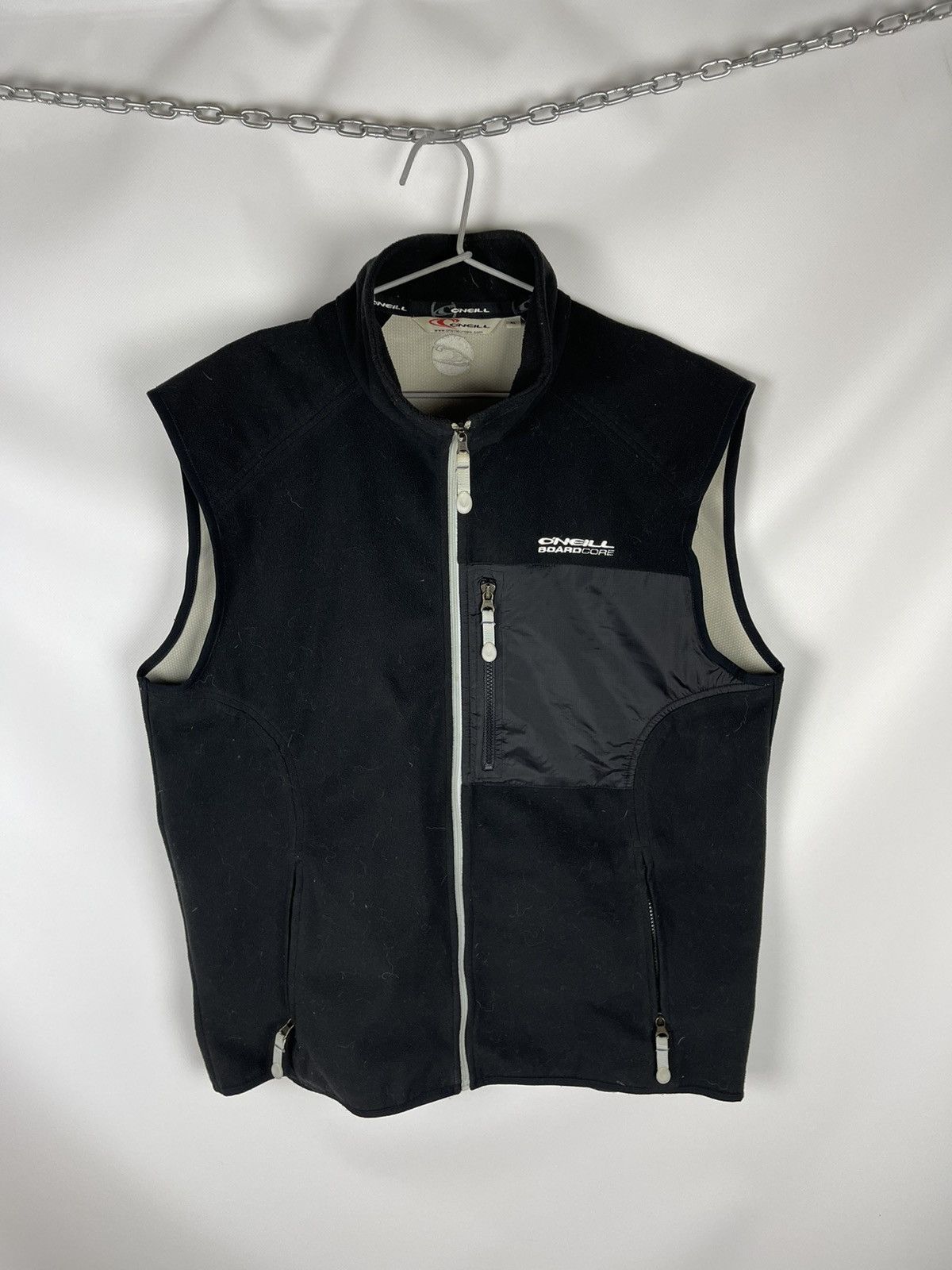 O'Neill O’Neill vintage black fleece vest gilet with nylon pocket Size US XL / EU 56 / 4 - 1 Thumbnail