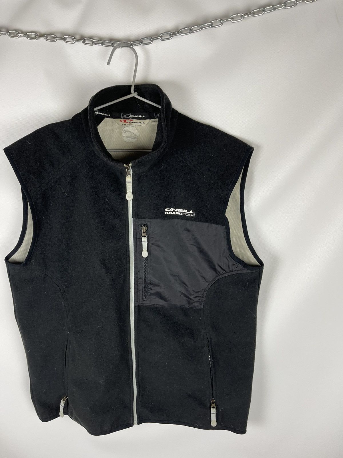 O'Neill O’Neill vintage black fleece vest gilet with nylon pocket Size US XL / EU 56 / 4 - 4 Thumbnail