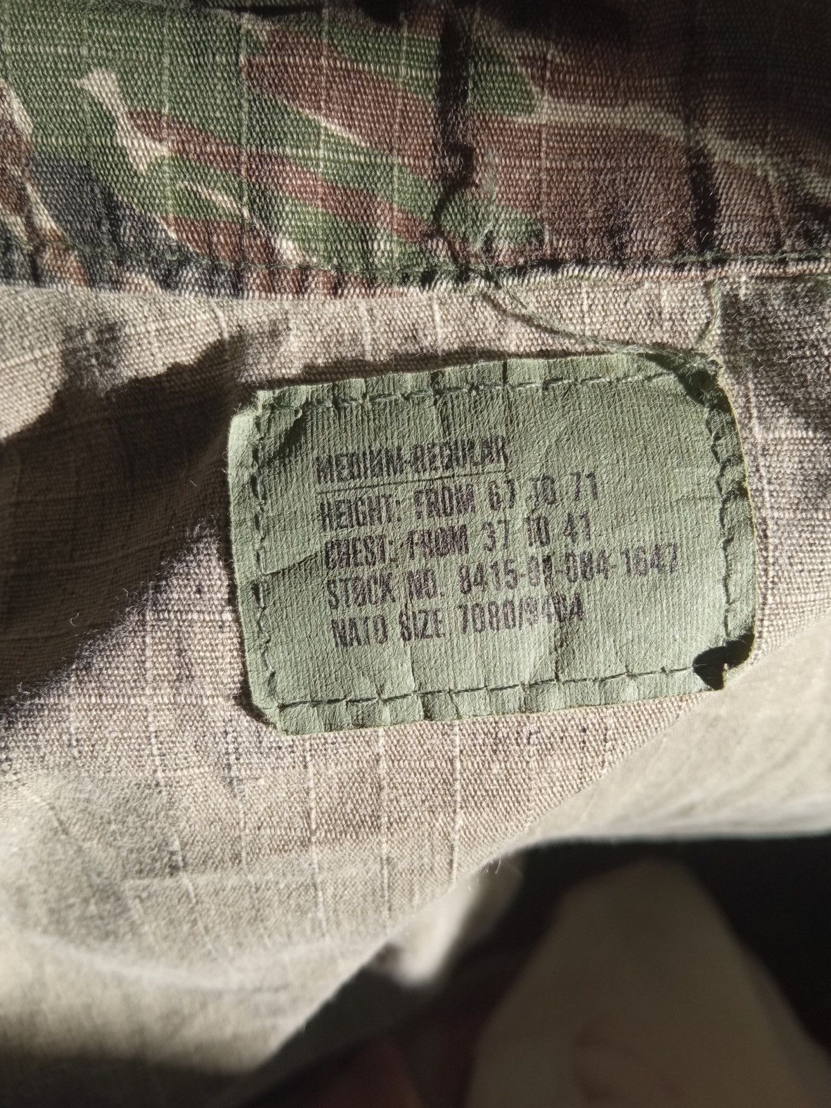 Other genuine vintage military tiger strip Size US M / EU 48-50 / 2 - 6 Thumbnail