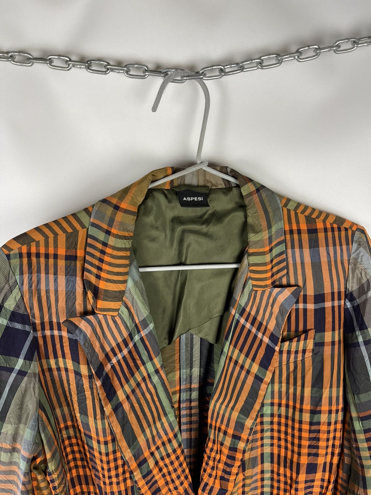 Aspesi Aspesi multicolor checkered viscose blazer jacket Size S / US 4 / IT 40 - 7 Thumbnail