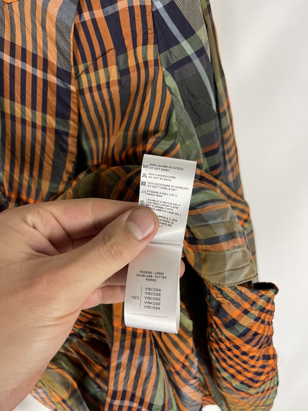 Aspesi Aspesi multicolor checkered viscose blazer jacket Size S / US 4 / IT 40 - 10 Thumbnail