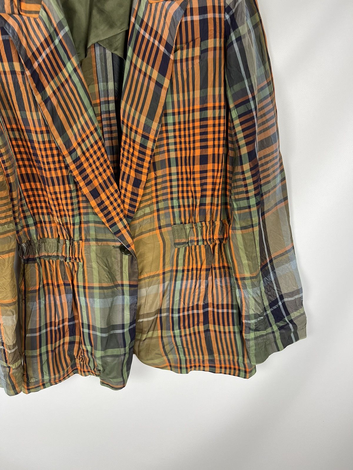 Aspesi Aspesi multicolor checkered viscose blazer jacket Size S / US 4 / IT 40 - 6 Thumbnail