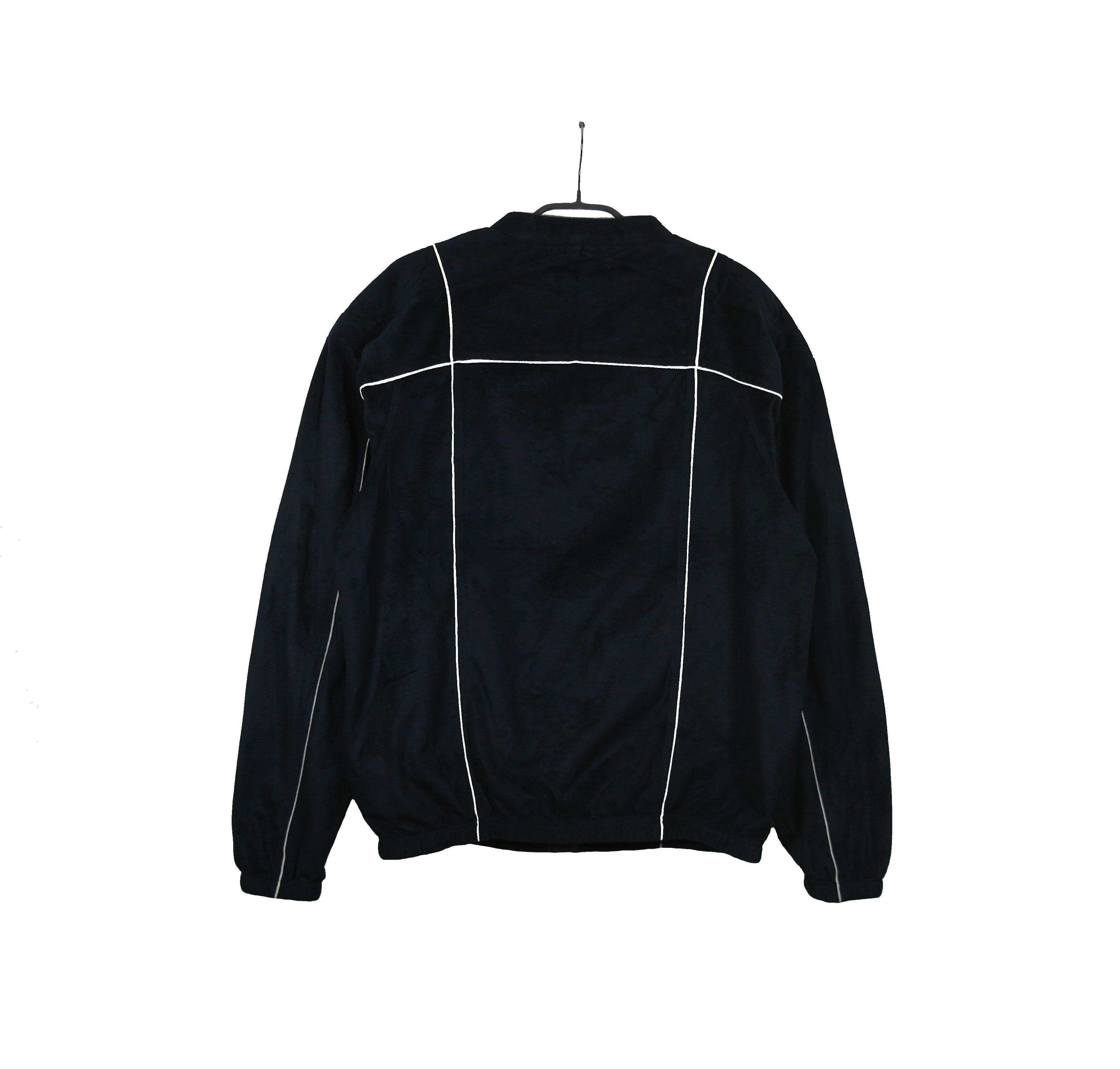 Fila Fila White Line Velour Sweatshirt Size L Dark Blue Size US L / EU 52-54 / 3 - 2 Thumbnail