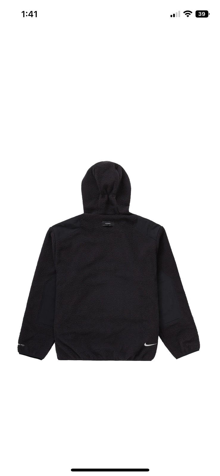 Nike ACG × Supreme Supreme Nike ACG Fleece pullover black | Grailed