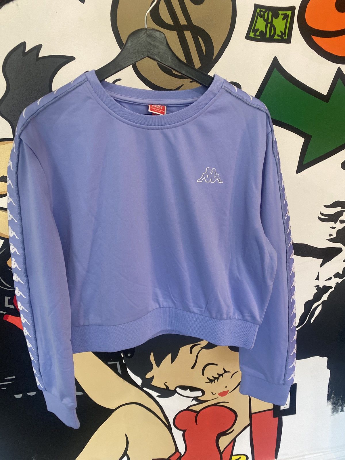 Kappa Banda 222 Lilac Purple Crew Neck Sweater