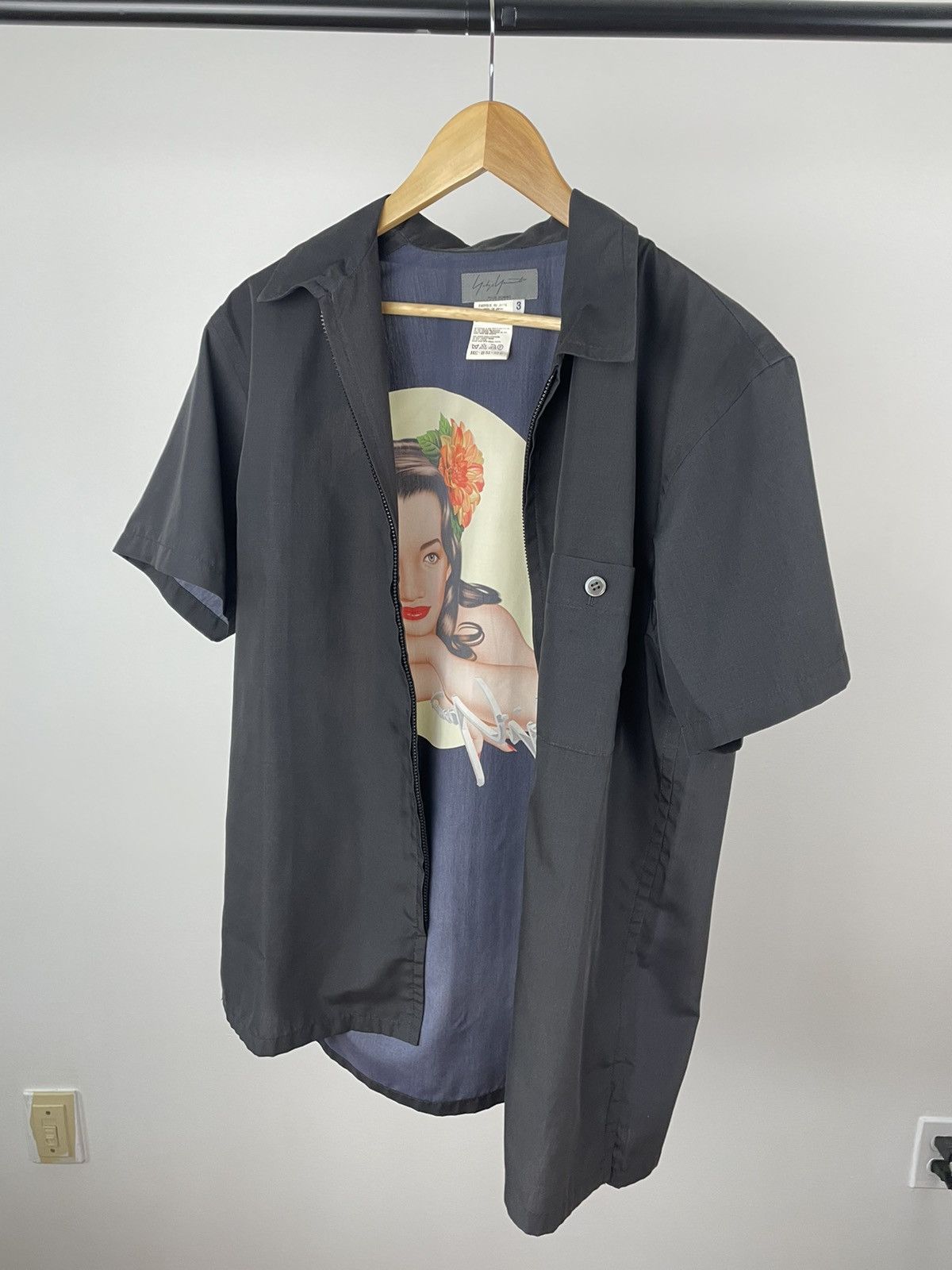 Yohji Yamamoto Yohji Yamamoto Pour Homme 2002SS Saeko Kanemura Zip Shirt Size US L / EU 52-54 / 3 - 2 Thumbnail