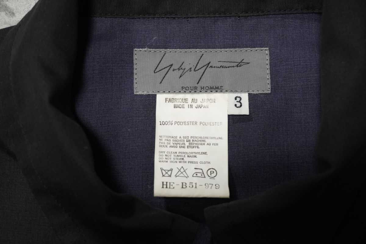 Yohji Yamamoto Yohji Yamamoto Pour Homme 2002SS Saeko Kanemura Zip Shirt Size US L / EU 52-54 / 3 - 6 Thumbnail