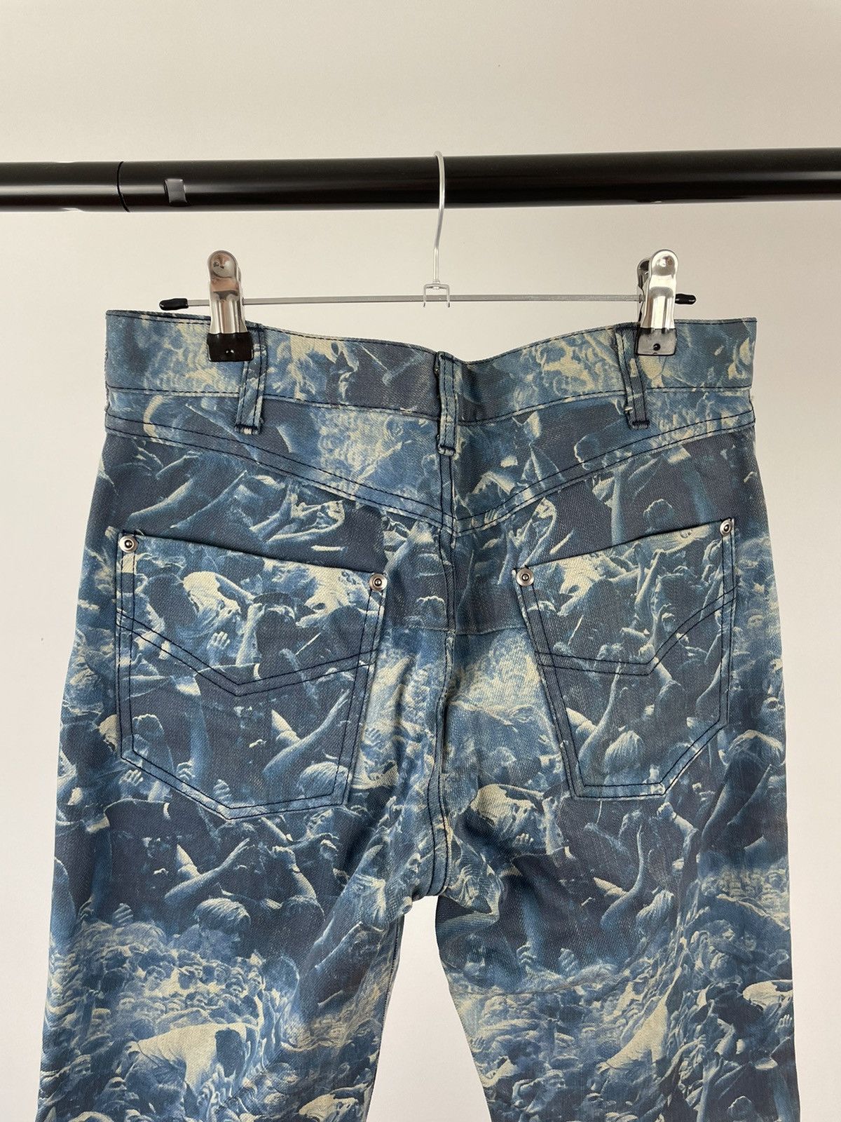 Number (N)ine Number (N)ine AW09 Charles Peterson Mosh Pit Denim Size US 30 / EU 46 - 4 Thumbnail