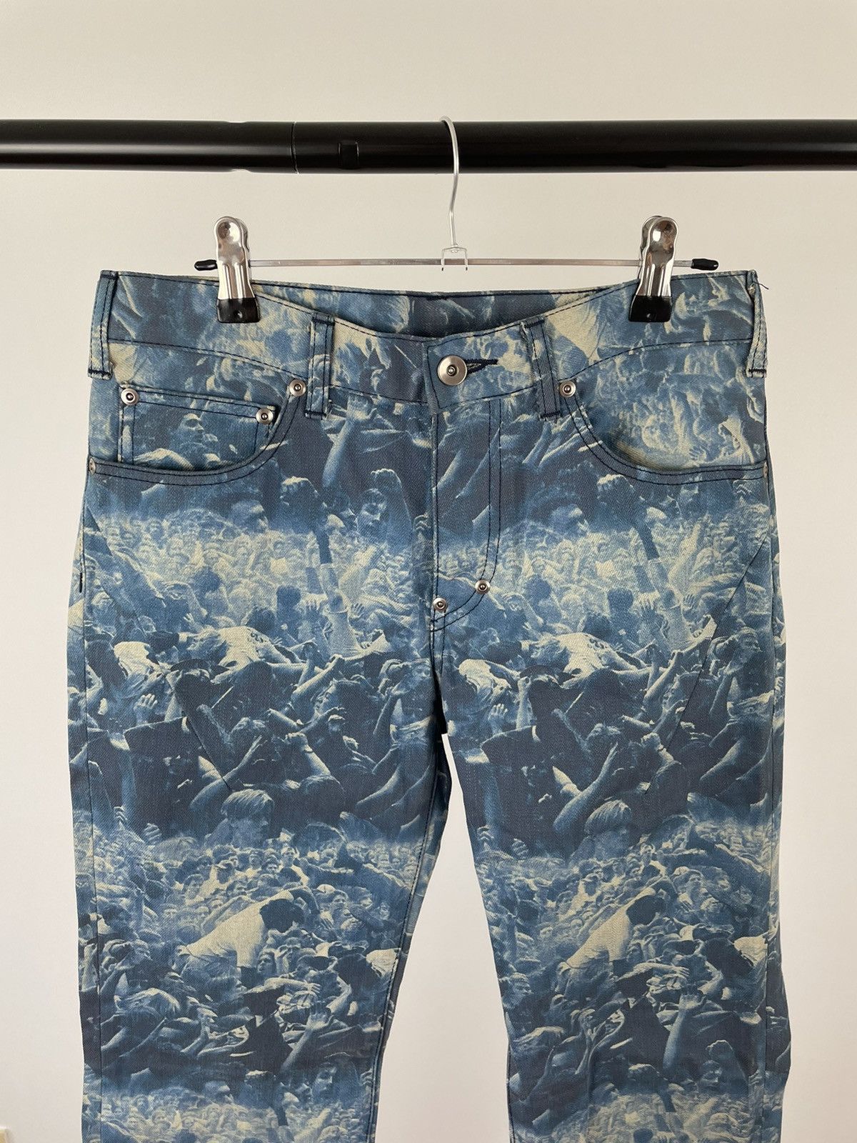 Number (N)ine Number (N)ine AW09 Charles Peterson Mosh Pit Denim Size US 30 / EU 46 - 2 Thumbnail