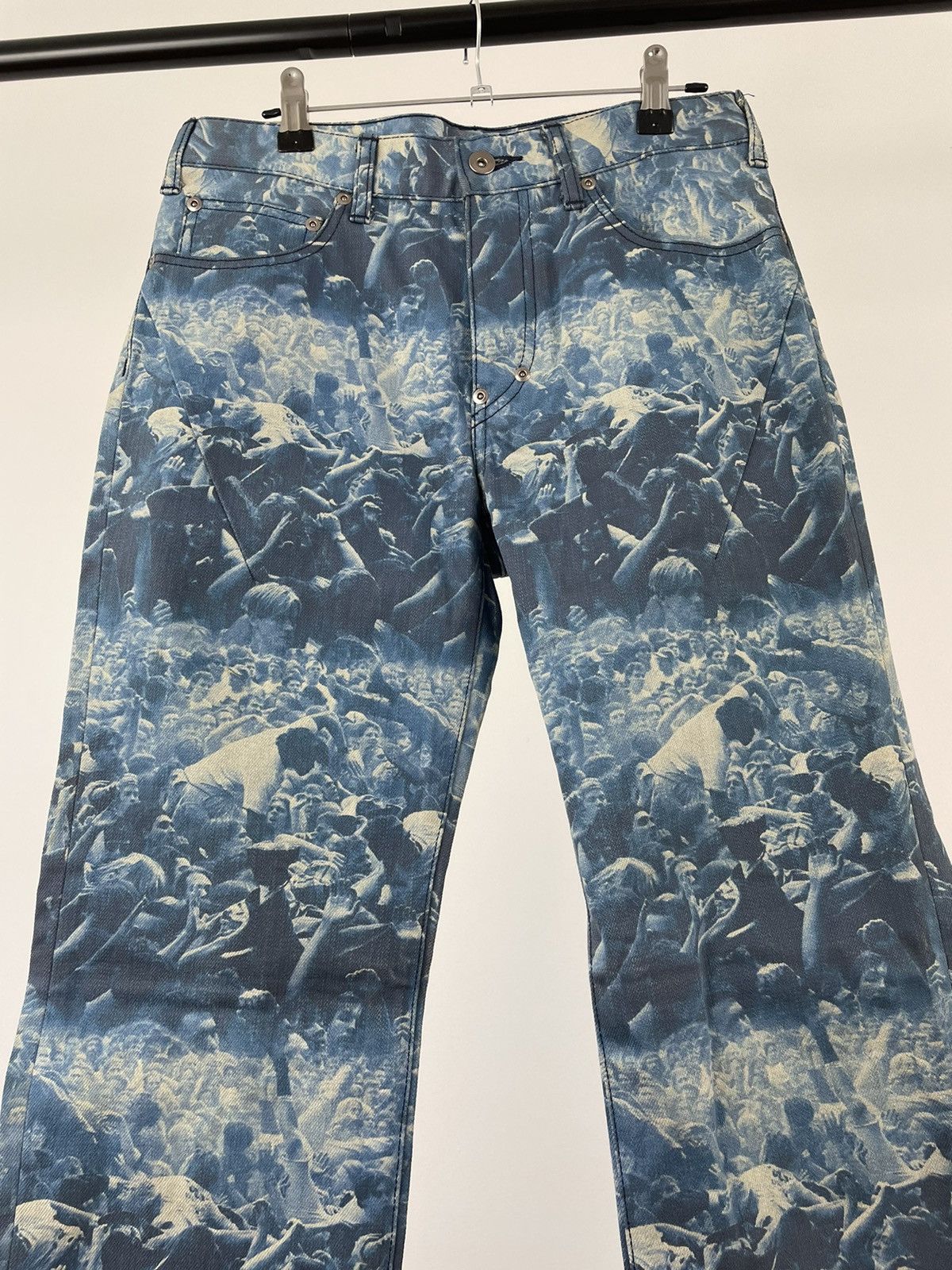 Number (N)ine Number (N)ine AW09 Charles Peterson Mosh Pit Denim Size US 30 / EU 46 - 3 Thumbnail