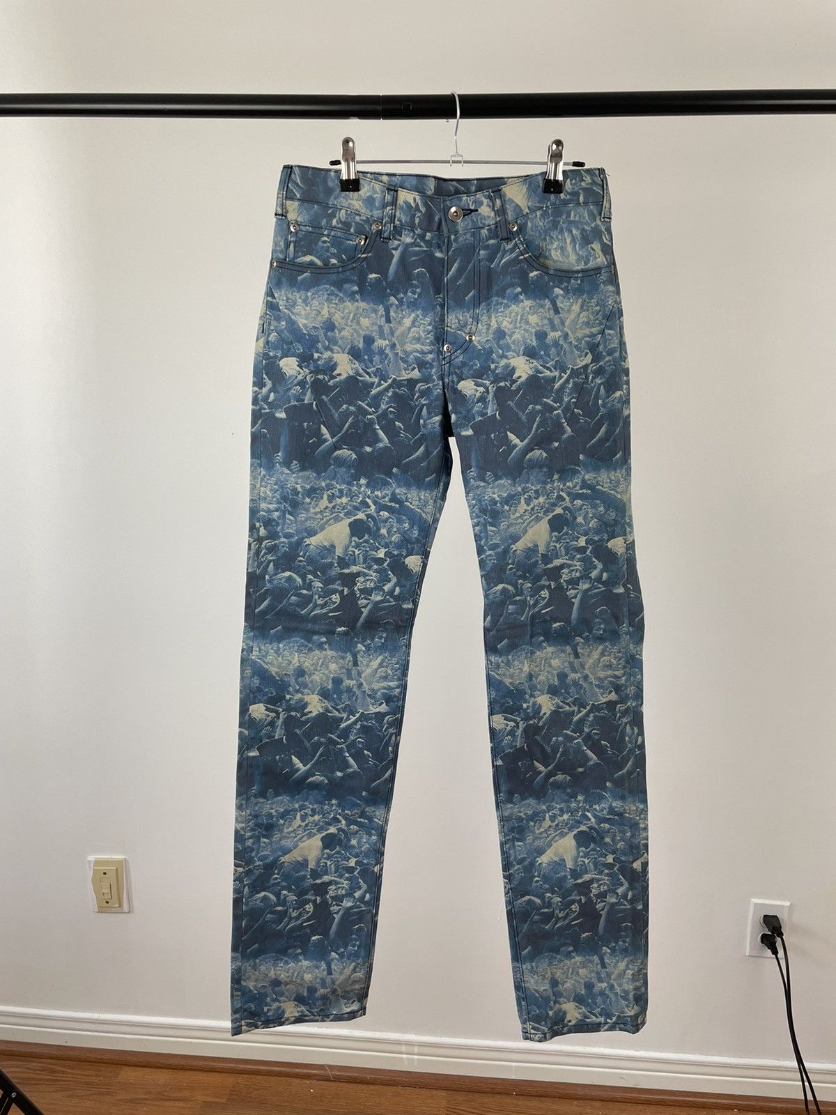 Number (N)ine Number (N)ine AW09 Charles Peterson Mosh Pit Denim Size US 30 / EU 46 - 1 Thumbnail