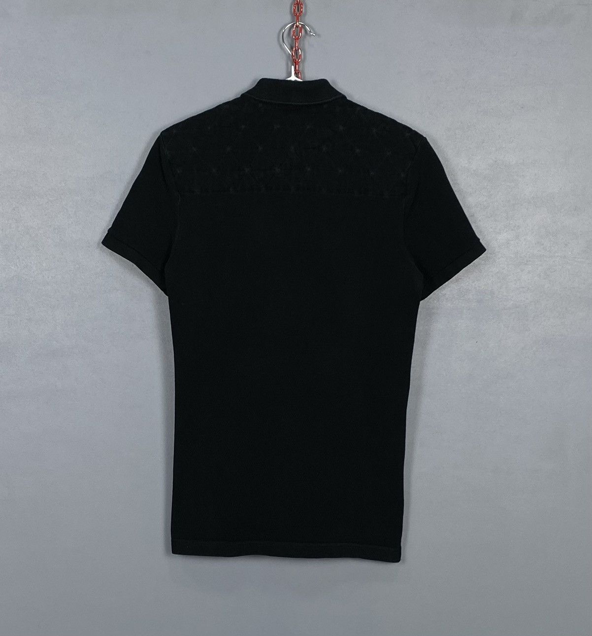 Lacoste LACOSTE LIVE Polo Shirt Black Quilted Shoulders Short Sleeve Size US S / EU 44-46 / 1 - 5 Thumbnail
