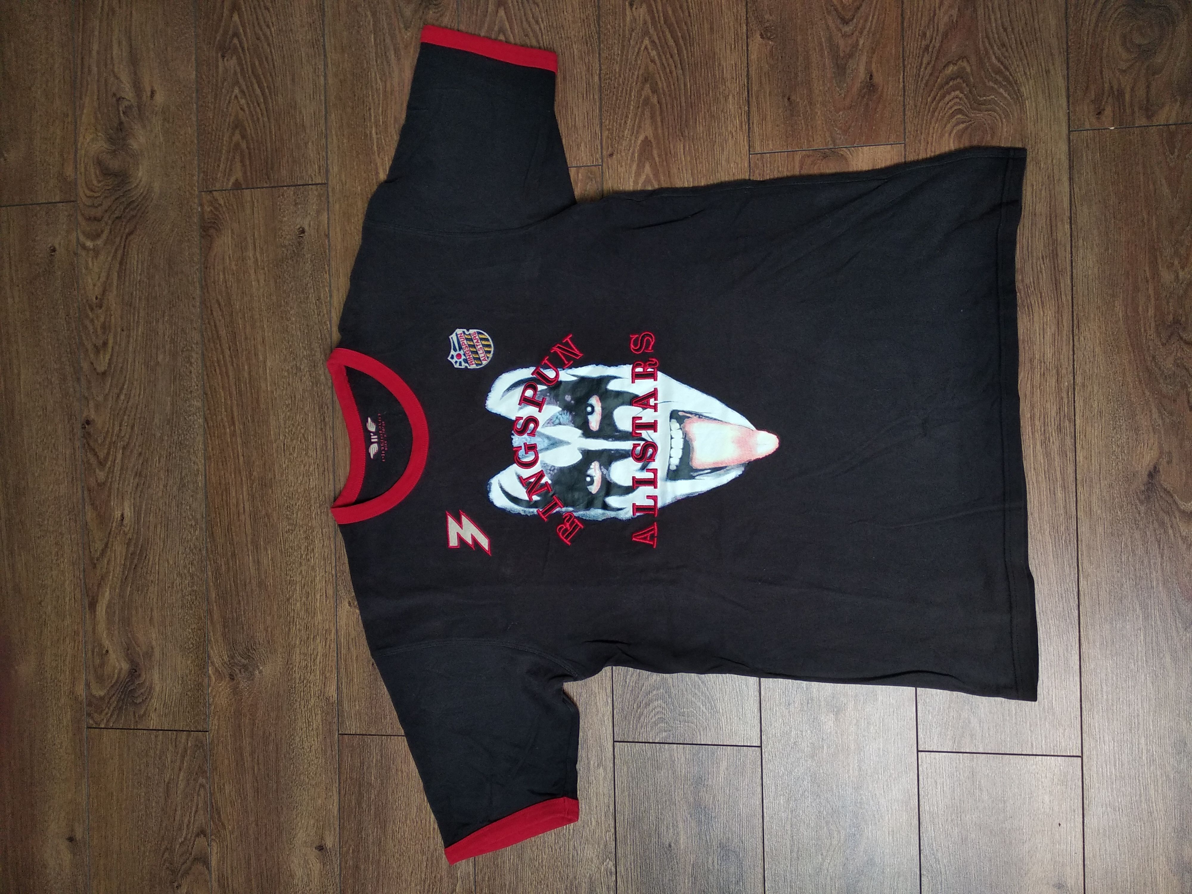 T-shirt Vintage Kiss Army Gene Simmons - Taille XL - Coton Ringspun - Occasion Très Bon état