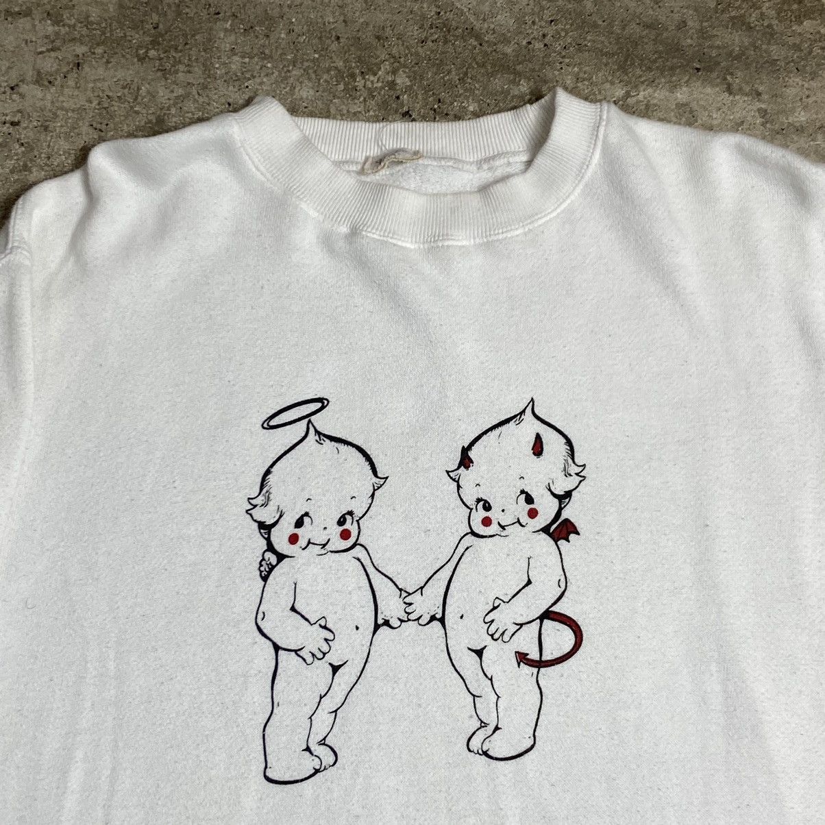 Vintage 1980s J.GALT CUTE DEMONS RARE VINTAGE SWEATSHIRT - № 1067 Size US L / EU 52-54 / 3 - 2 Thumbnail