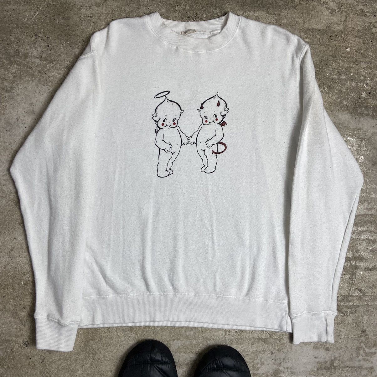 Vintage 1980s J.GALT CUTE DEMONS RARE VINTAGE SWEATSHIRT - № 1067 Size US L / EU 52-54 / 3 - 1 Thumbnail