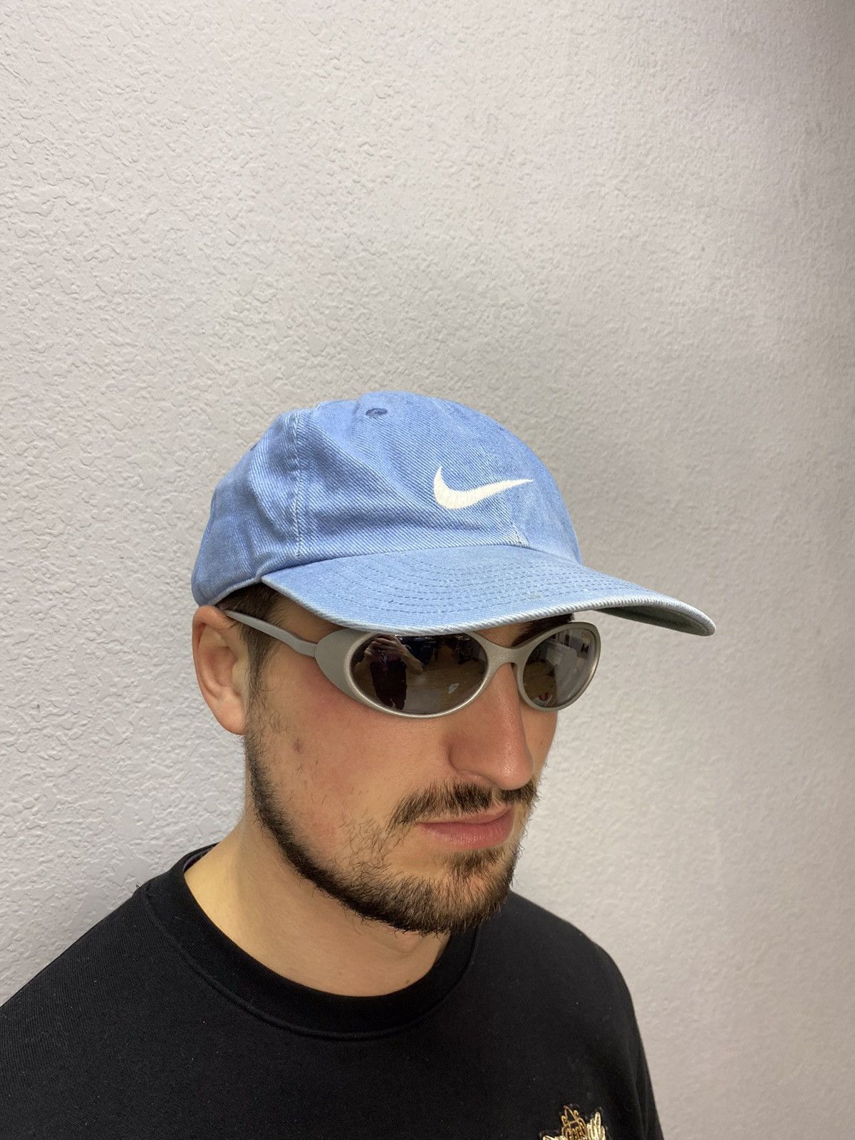 Nike Y2K vintage blue cap drill