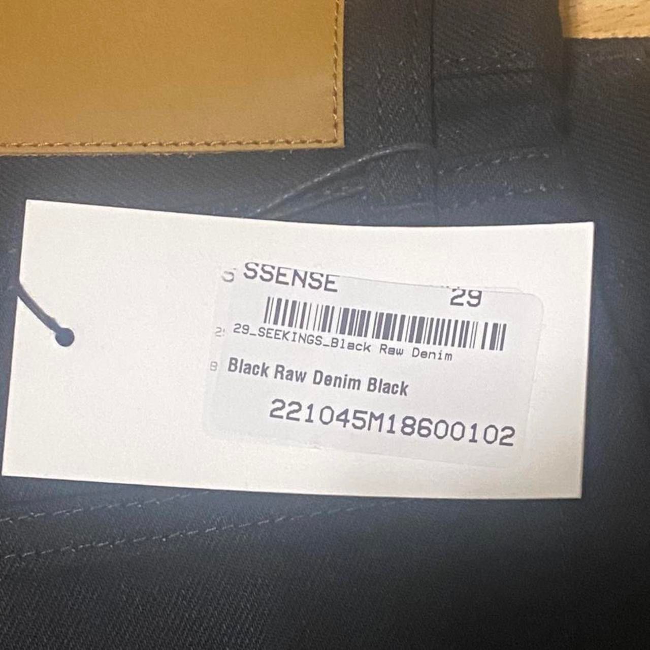 Other Seekings Black Raw Denim Jeans Size US 29 - 4 Thumbnail