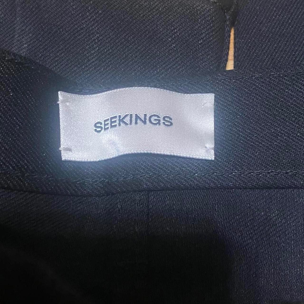 Other Seekings Black Raw Denim Jeans Size US 29 - 2 Thumbnail