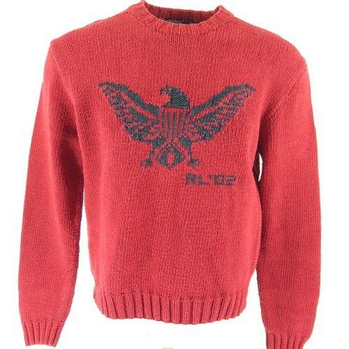Polo Ralph Lauren Vintage Polo Ralph Lauren 02 Eagle Crest Knit. Size Xl Size US XL / EU 56 / 4 - 1 Thumbnail