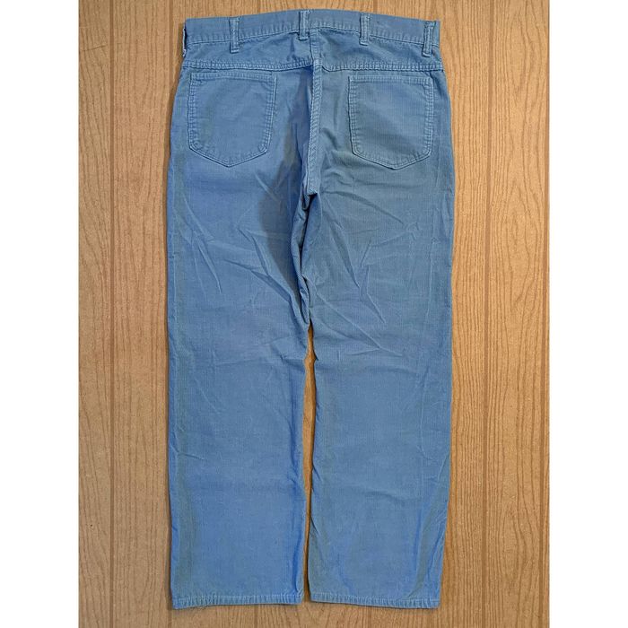 Vintage 1970s Faded Baby Blue Corduroy Pants Grailed