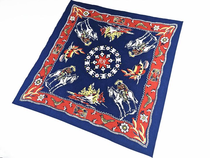 RRL Ralph Lauren PRINT BANDANNA Size ONE SIZE - 1 Thumbnail
