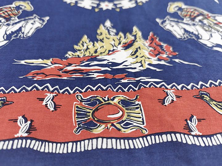RRL Ralph Lauren PRINT BANDANNA Size ONE SIZE - 11 Thumbnail