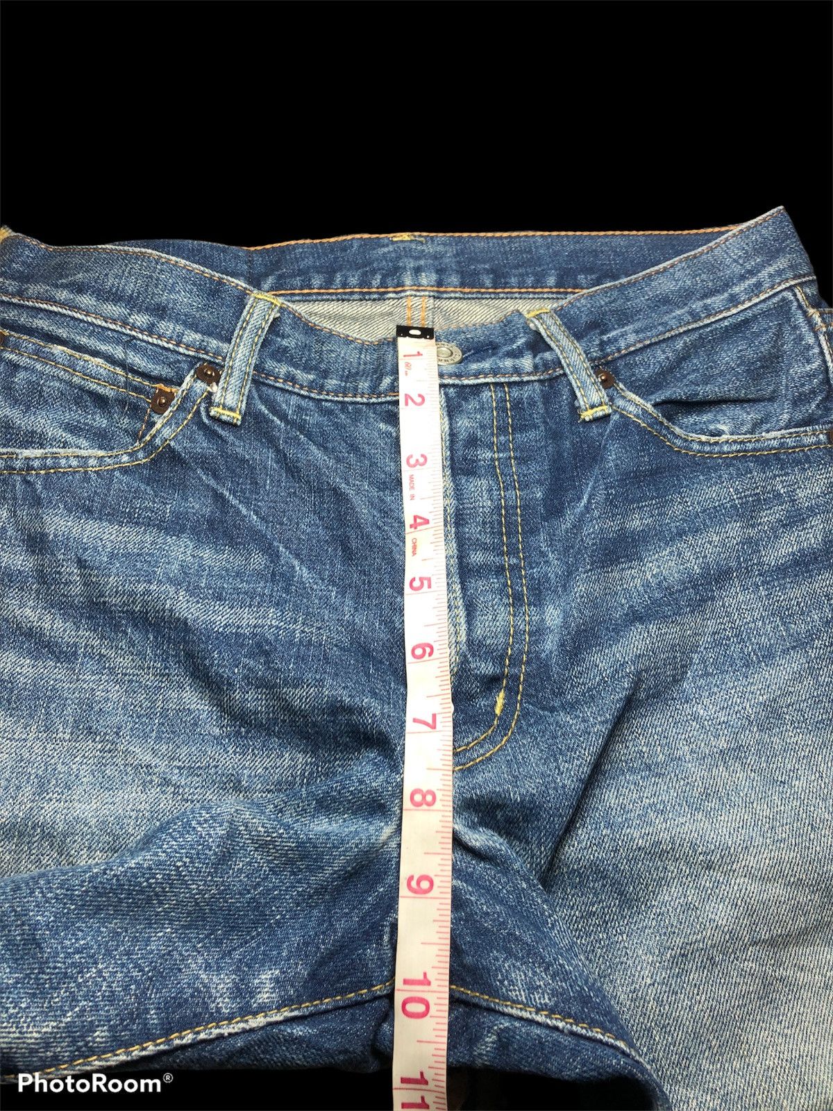 Journal Standard WASHED BLUE SELVEDGE DENIM BY JOURNAL STANDARD Size US 28 / EU 44 - 6 Thumbnail