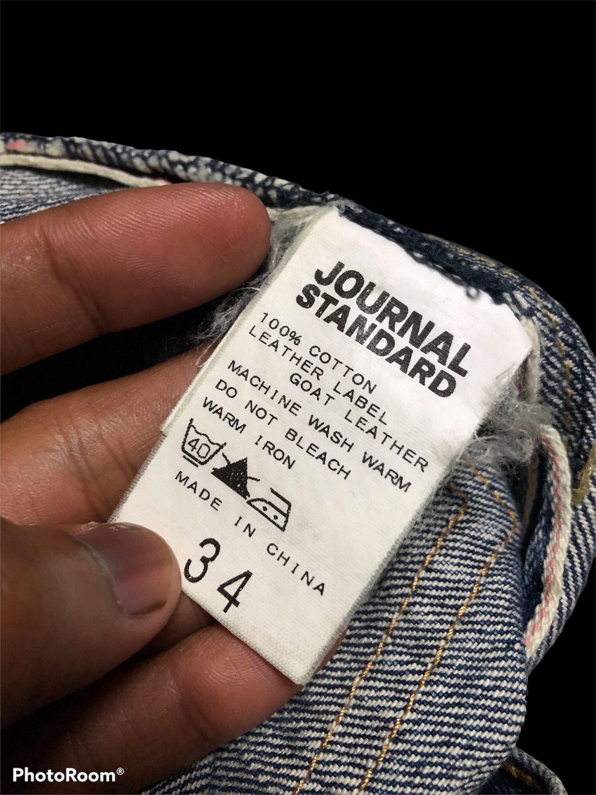 Journal Standard WASHED BLUE SELVEDGE DENIM BY JOURNAL STANDARD Size US 28 / EU 44 - 3 Thumbnail